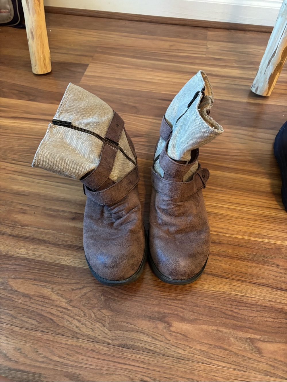 Brown Roxy Mid-Calf Boots
